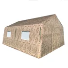 Easy set up waterproof disaster relief inflatable military tent cheap