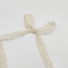 100% Cotton Trimming Lace Clothing Decorative Rasclel Lace Mesh Decorative Border