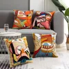 Hangzhou Supplier Quality Throw Pillow Case Embroidery Art Picasso Trendy Popular Cushion Pillow Cover For Home Decorative