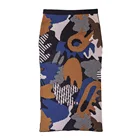 Fancy Latest design womens winter jacquard knitted pencil long sweater skirt for ladies