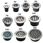 One-Stop Service Led Garden Light Led Garden Underground Led Light Ip65 Round Outdoor Led Recessed Walkway Driveway Garden In Ground Led Underground Light 6W