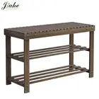 Wooden Bamboo Shoe Bench,Bamboo Shoe Rack ,Modern Home Shoe Shelf Organizer For Living Room