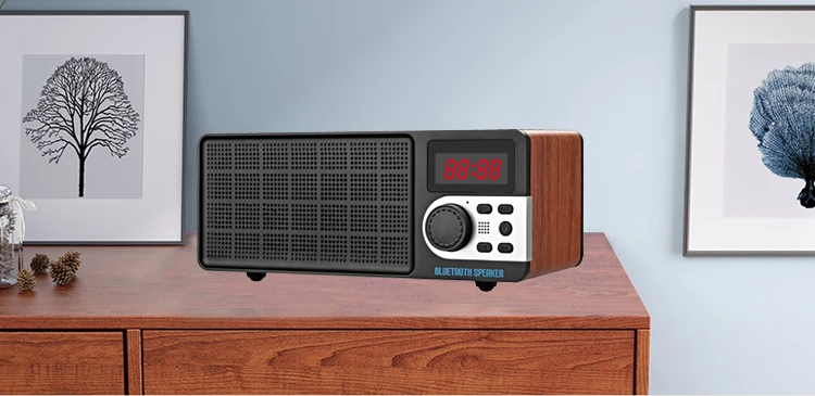 2019 hot sale wood super bass stereo sound bar TF USB FM subwoofer speaker - ANKUX.COM