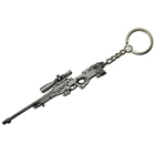 Upgraded New Technology Material AWM 12 CM Guns And Weapons Army Keychain