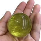 Wholesale magic yellow natural crystal quartz ball citrine healing crystal ball