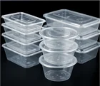 Low Moq PP microwavable plastic packaging takeaway to go food container disposable lunch box