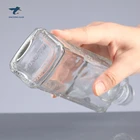 Liquor China Factory Sophisticated Square Glass Bottle For Tequila