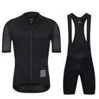 Unisex Bicycle Jersey Breathable Cycling Wear Men Mtb Bike Clothing Custom Cycling Jersey Set Black Color
