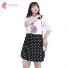 2019 Fashion Cute Print White black pink Cotton Summer Casual plus size T-shirts for women