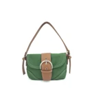 Fashion fabric roller bucklel decoration single shoulder bag small crossbody