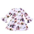 Day Dress Attractive Style Milk Silk Christmas Day Dress Baby Exquisite Girls Dress Christmas