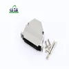 D-sub 180 degree assembly metal hood 25 pin connector housing