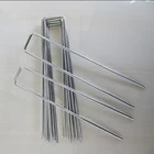 3mm Galvanized U-Shaped Sod staple garden staple for Garden