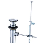Super September new designs brass pop up drain bathroom accessories sink faucet stopper with lift rod and overflow