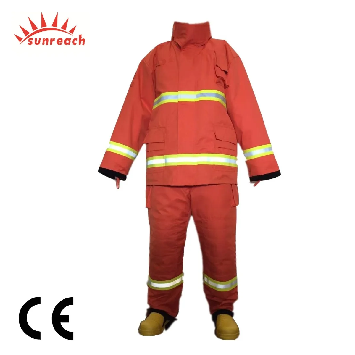CE Certificate Approved Nomex IIIA 4 Layers EN469 Fire Fighitng Suit