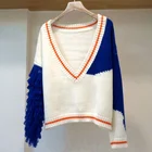 Wholesale women Fashion Blue White Sweater Dekengtrade DK2004 China
