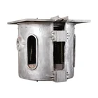 India 1000kg industrial aluminum shell electric reducer tilting melting scrap stainless steel induction furnace
