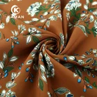 Cheap price floral design woven dobby composite silk polyester fabric printing custom