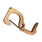 Zinc Alloy Door Opener Hygiene Press Elevator Tool Hand Keychain