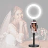 Hot Sale 9Inch 15W Mini Round Base Desktop Mount Photographic Lighting Studio Makeup LED Circle Selfie Ring Light