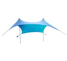 GIBBON Customized Beach Tent Sun Shelter, Easy Up Beach Sun Shelter