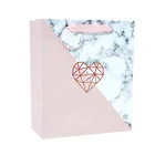 Wholesale Pink Birthday Party Paper Shopping Bag, Luxury Custom Printing Paper Gift Bag with Handle