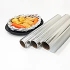 Hot selling low price disposable aluminum foil roll for food wrap roll baking use