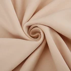 Solid color french terry white polyester cotton knit fabric rolls for sport wear