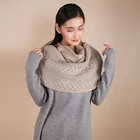 Sell Well New Women Fashion Plain color Cashmere Knitted Poncho Shawl