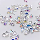 Crystal Nail Rhinestone 12 Disc Acrylic Drill Nail Art 3D Crystal Stone For Nail
