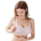 Bra Nursing Maternity Bra Front Open Maternity Bra Full Bust Breastfeeding Brasier Lactancia Seamless Nursing Bra