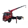 SQS7-5 7 ton mini truck mounted crane knuckle boom truck with crane for sale
