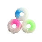 Toy Toys Tpr Toy Double Colors TPR Rubber Luminous Pet Toy Resistant Bite Donut Playing Dog Toys