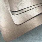 glitter metallic shinning nappa PU synthetic leather fabric for shoes lining