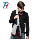 2018 Wholesale Custom New Design 100% Cotton Custom Knit Men's Scarf