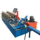Automatic punching c profile stud cold roll forming machine