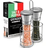 /product-detail/salt-pepper-grinder-set-2-tall-6-oz-glass-180-ml-spice-and-sea-salt-shakers-with-bonus-stand-adjustable-coarseness-mills-62337233368.html