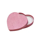 Wholesale Fancy Paper Rigid Cardboard Pink Color Heart Shaped Luxury Valentine Day Custom Chocolate Box
