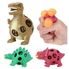 Custom Pressure Relief Dragon Stress Rubber TPR Squeeze Balls Toy Soft PU Grape Anti Dinosaur Squishy Ball