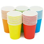 100% Biodegradable, 100% Compostable Paper PLA-Lined 12 Ounce colorful Coffee Hot Cup