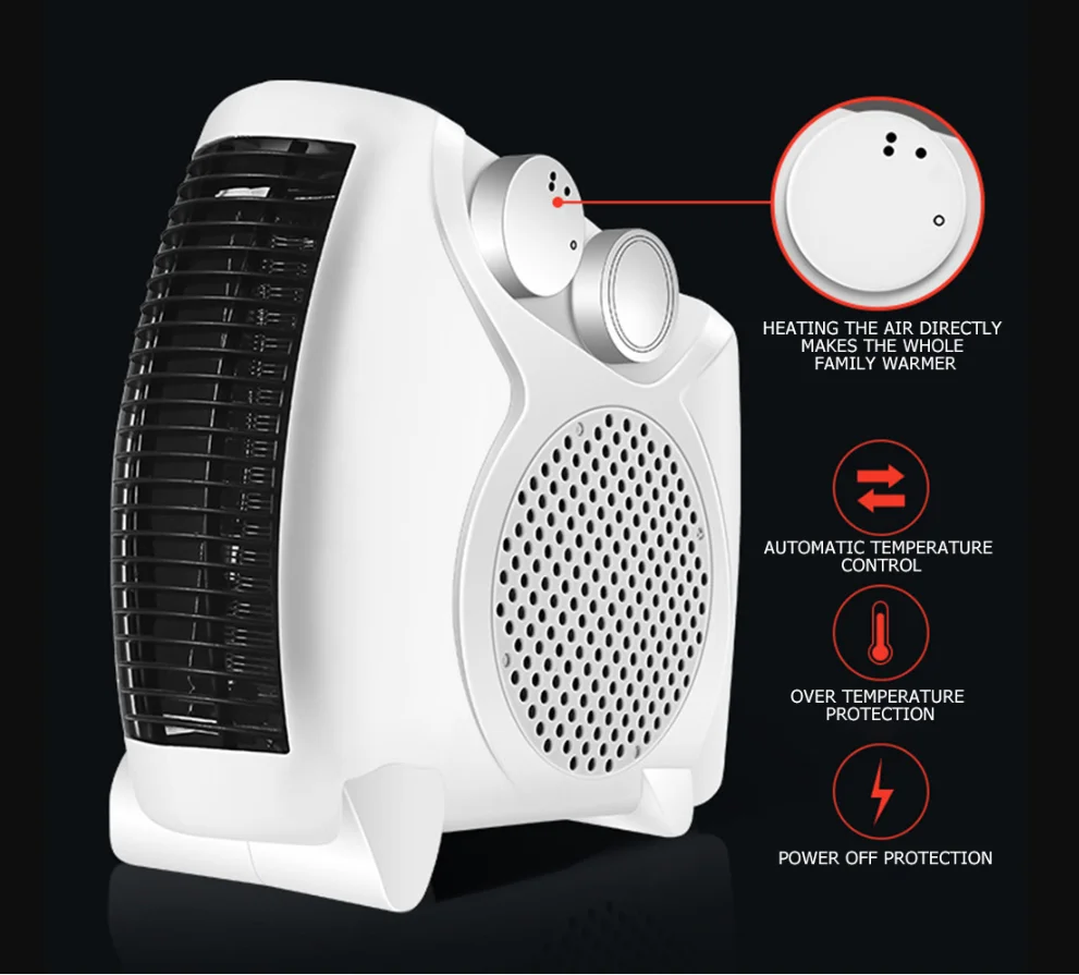 Automatic Temperature Control Fan, Portable, 220V, 800 W - detail 18