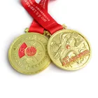 Custom design cheap meta black plating soft enamel sports medal China factory metal silver plated medallions