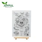 JOYFUL Wholesale Cheap Factory rubber stamp materials for Decoration