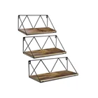 floating rustic wooden and metal industry storage mounted wall shelf shelves for kitchen bathroom bedroom living room