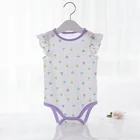 Toddler Cotton Cotton Baby Bodysuit Baby Infant Toddler Short Sleeve Wholesale 100% Cotton Romper Bodysuit