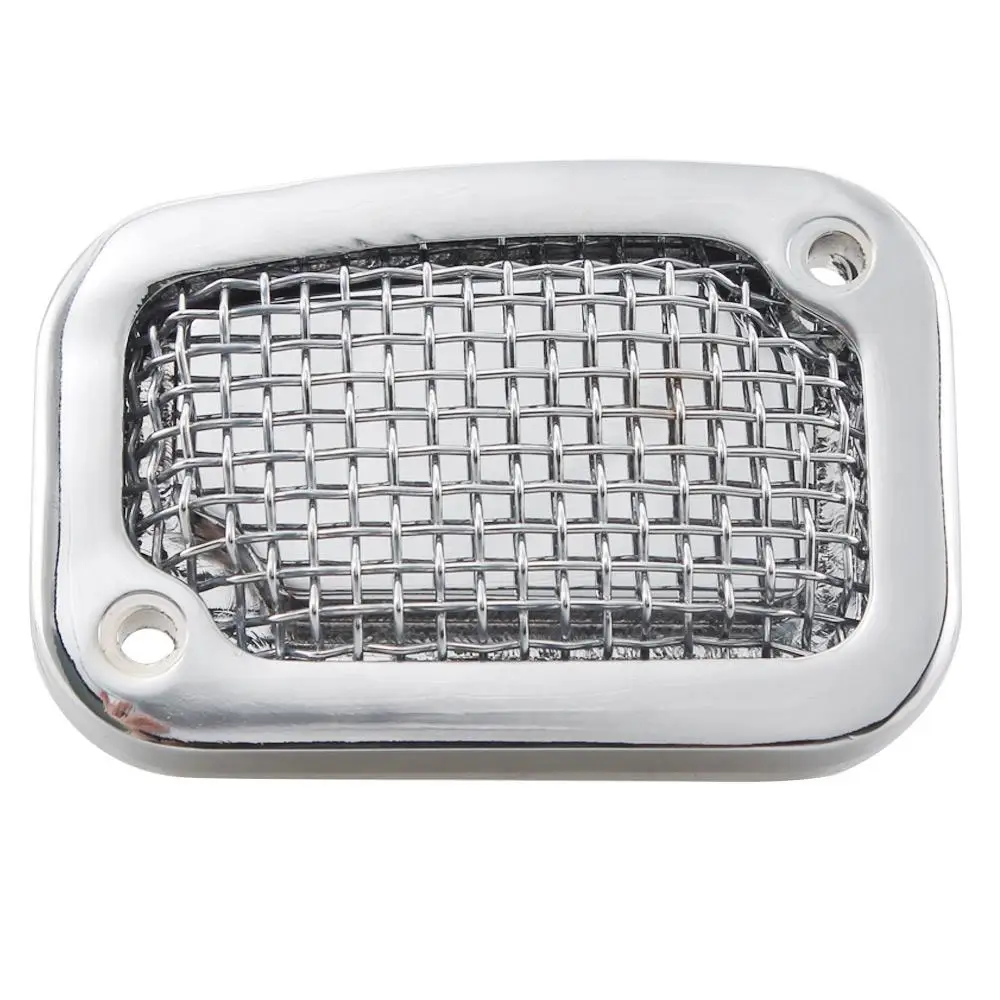 Chrome Front Brake Fluid Reservoir Cover Master Cylinder For Harley Softail Fat Bob FXFB Fat Boy FLSTF Heritage Classic Slim