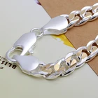 Bangle Bracelets Bangles Silver Alloy Adjustable Long Chain Men Bracelet Bangle