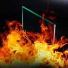 29mm Toughened Tempered Fireproof Glass Borosilicate Fire Resistant Glass Fire-resistant Glass
