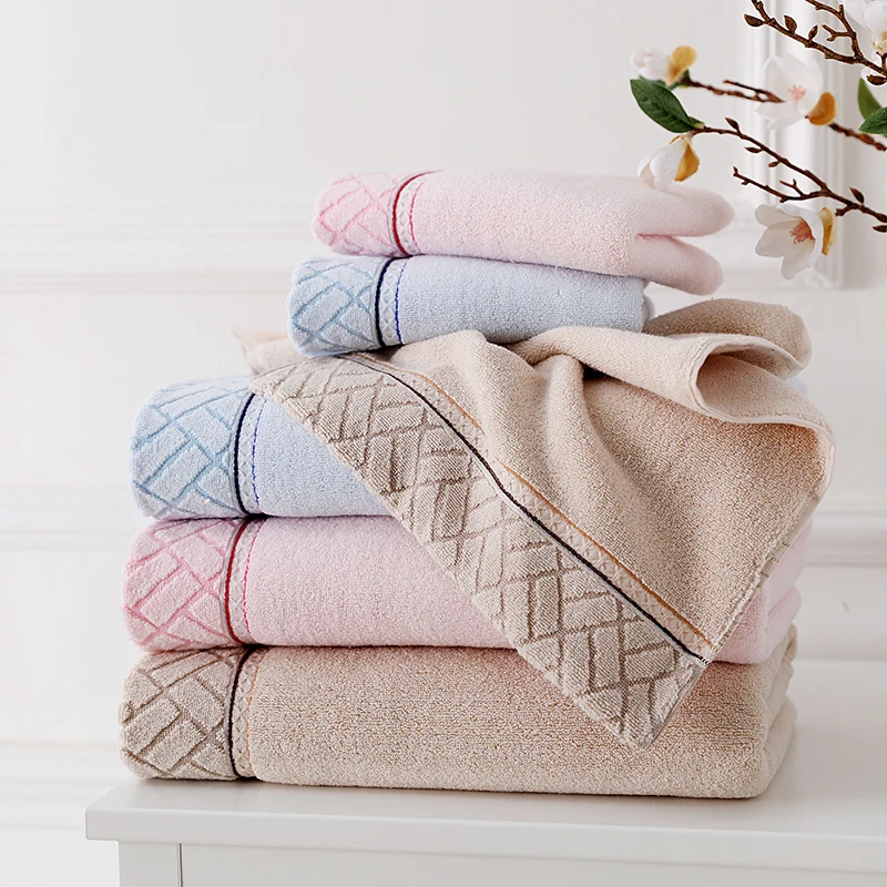 Luxury Hotel & Spa Bath Towel 100% Genuine Turkish Cotton Towel 3pcs terry face Towel set
