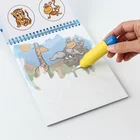 Factory supply new design educational child magic water drawing coloring book